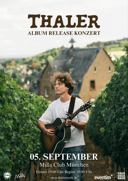 Thaler Album Release Konzert 05.09.26 Milla Club München